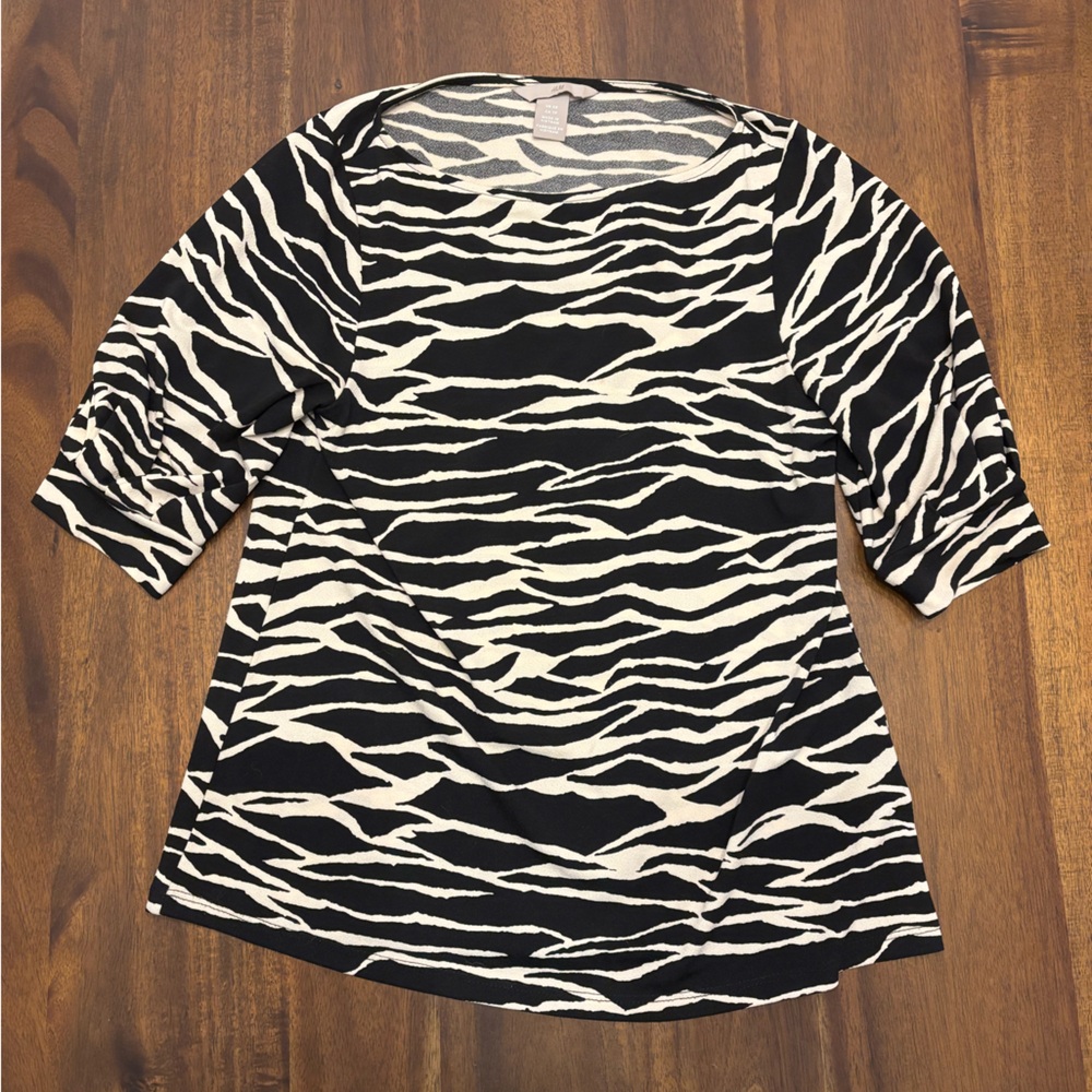 3/$12 H&M Zebra Print Women's Top